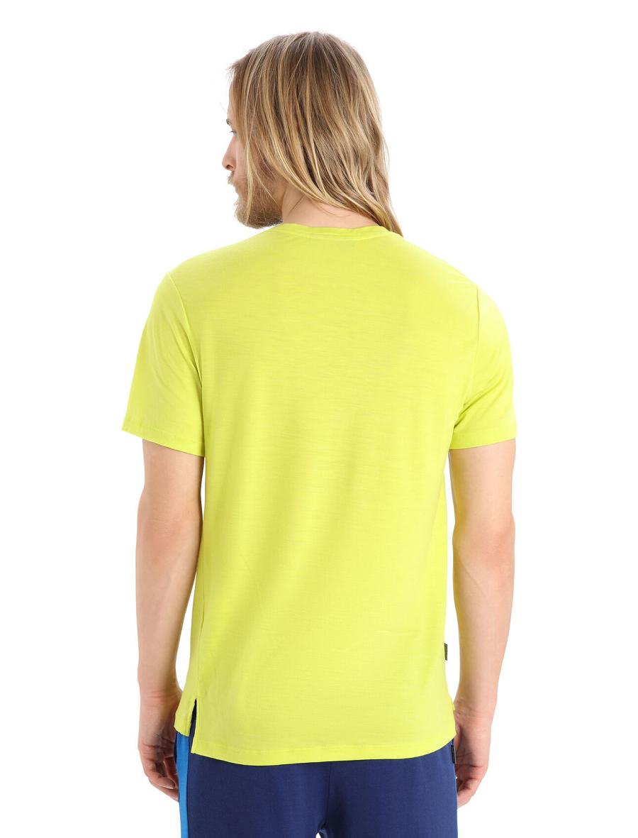 Shine Icebreaker Merino Sphere II Short Sleeve Men's T Shirts | AU 1151OKIR